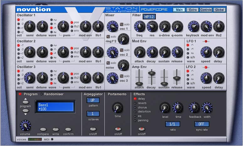 The V-Station is a polyphonic soft-synth for Mac and PC.