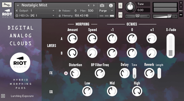 Riot Audio Launches Digital Analog Clouds Morphing Pads For Kontakt