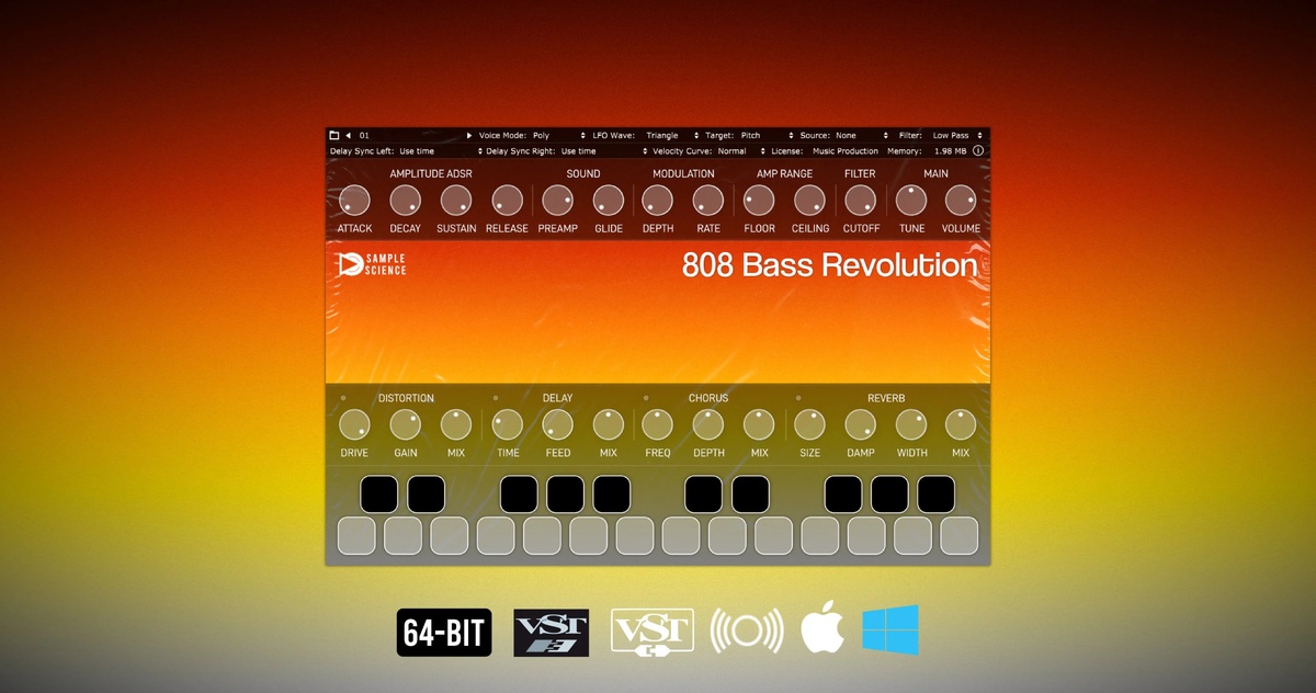 Samplescience Releases Bass Revolution Virtual Instrument