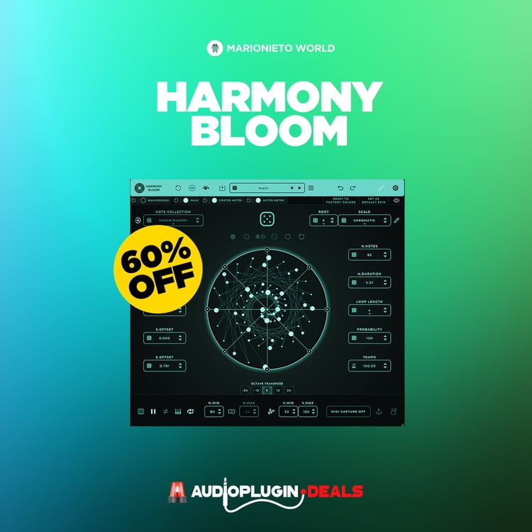 Save 60 On Harmony Bloom MIDI Generator By Mario Nieto