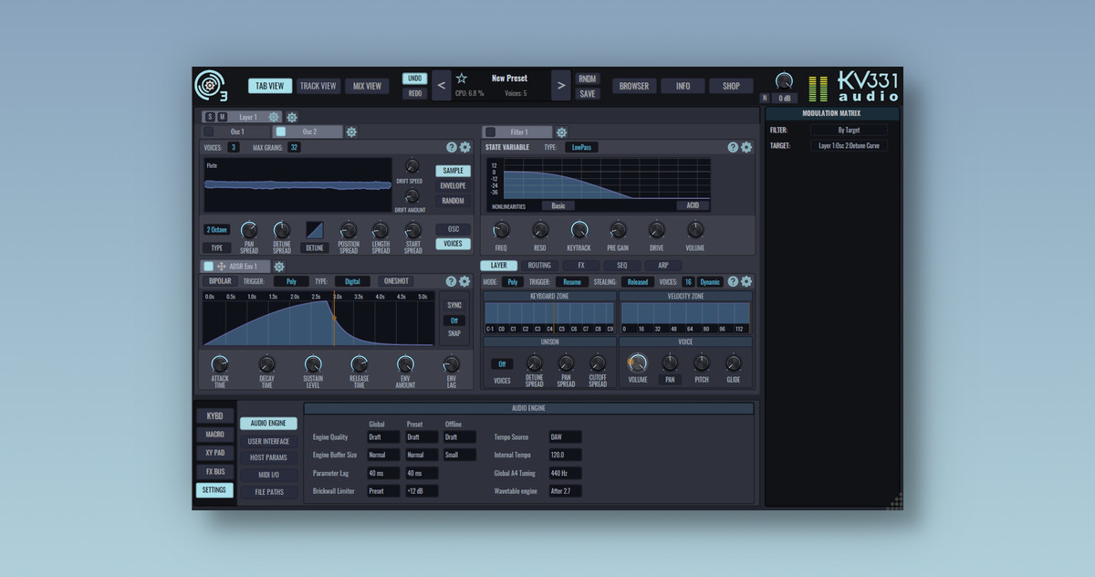 Kv Audio Updates Synthmaster Beta With Granular Oscillator