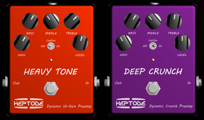 Heptode Heavy Tone  Deep Crunch, virtual overdrive and crunch effects for  Windows