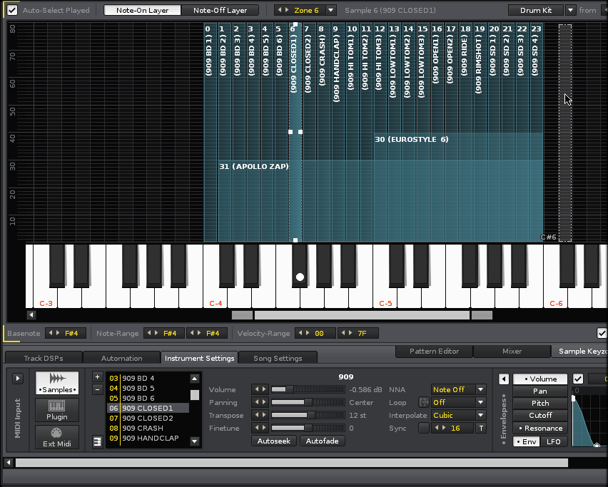 automation in renoise