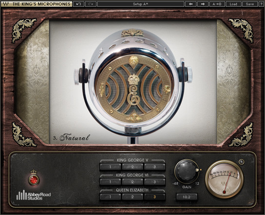 Waves The King's Microphones, microphone effect plugin for PC and Mac