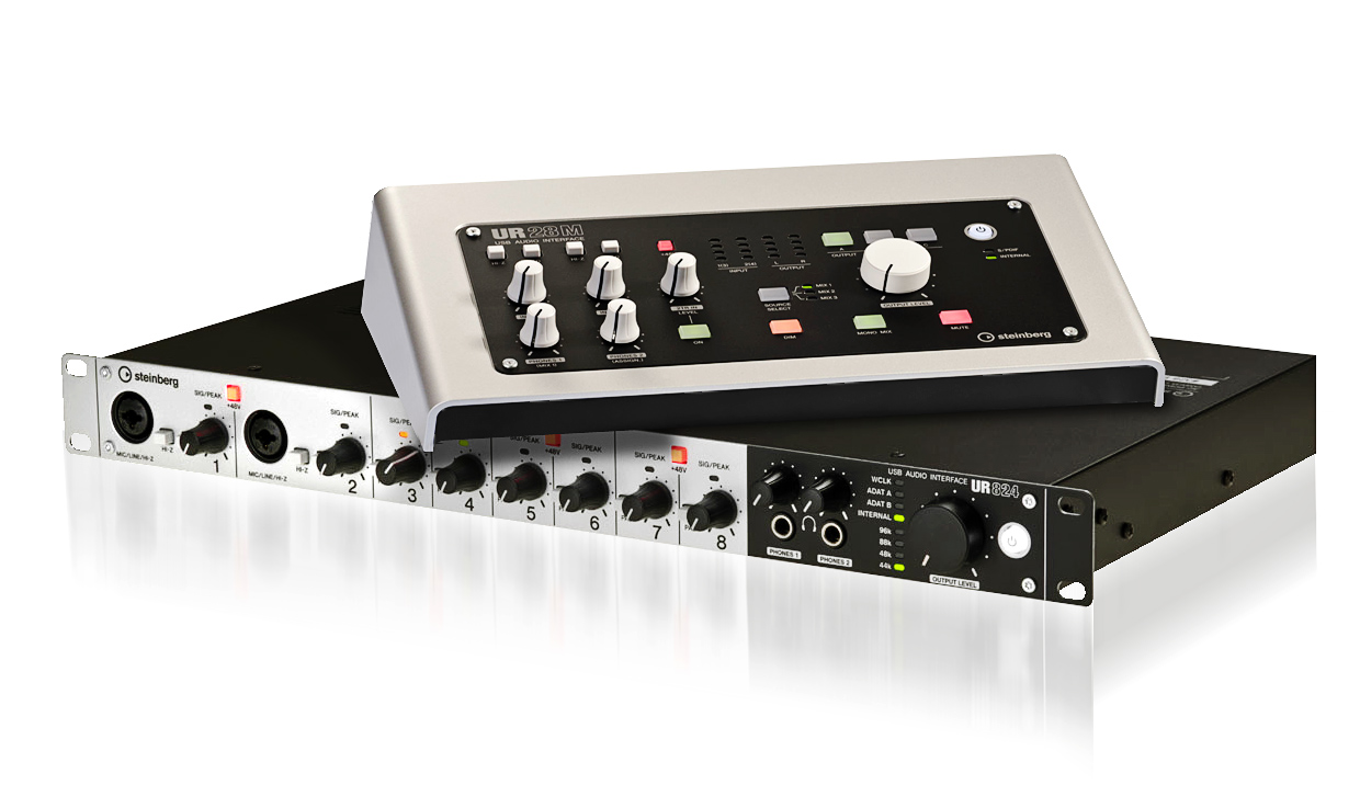 Steinberg UR28M and UR824 audio interfaces introduced