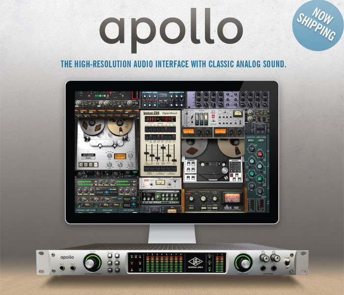 Universal Audio Apollo audio interface features classleading sound