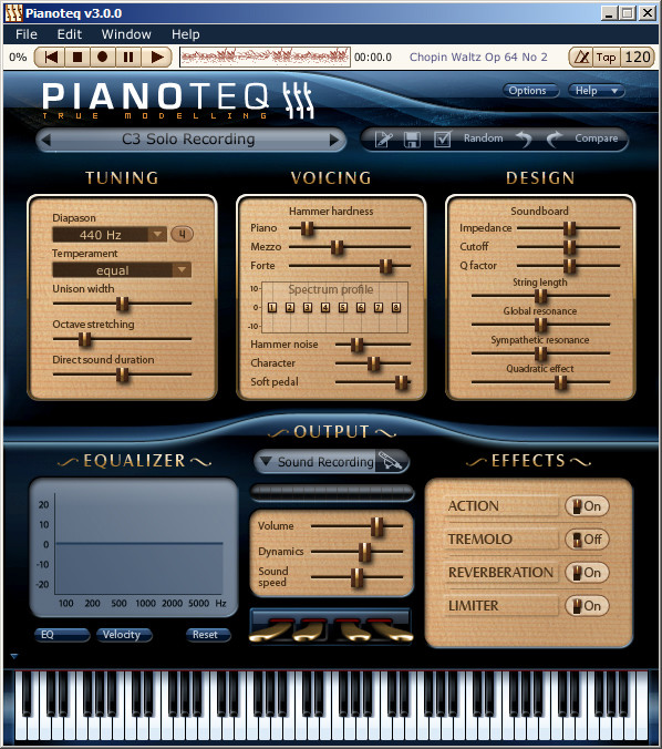 Modartt Pianoteq 3, virtual piano gets new acoustic model and many