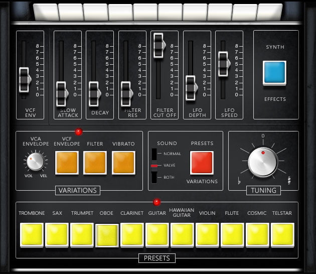 Synth Magic Elka Solist 505 virtual synthesizer for NI Kontakt