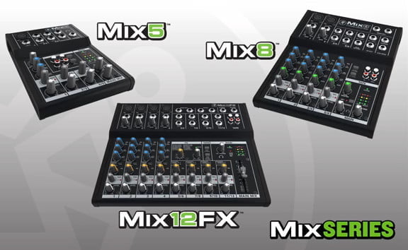 Mackie Mix8 Mix Series 8-Channel Compact Mixer