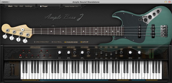 Ample Bass J electric bass instrument by Ample Sound