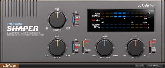 Softube transient shaper обзор