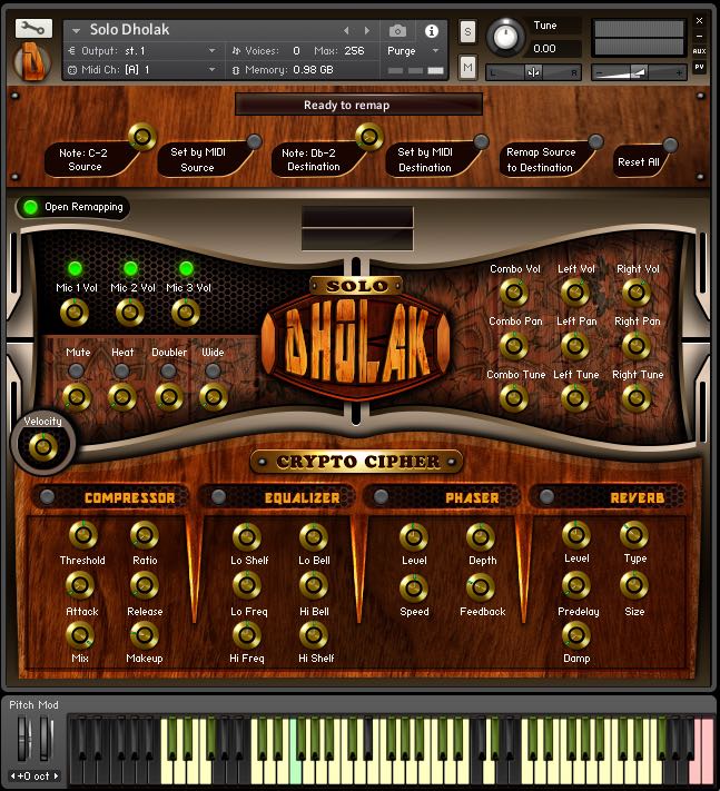 Solo Dholak for Kontakt by Crypto Cipher released