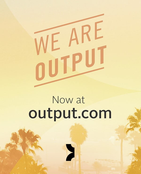 Output moves website to Output.com