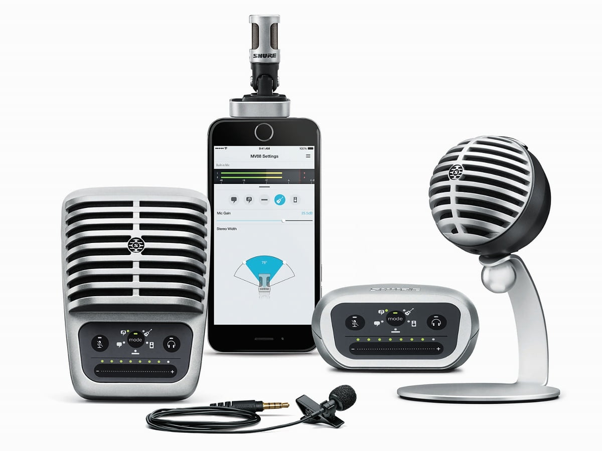 Shure MOTIV MV5 Digital Condenser Microphone - Apple