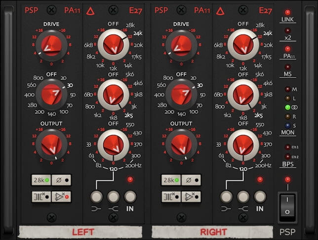 Psp Audioware E27 Multistage Equalizer Plugin On Sale For 29 Usd