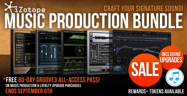 IZotope Music Production Bundle, Ozone 7 & More On Sale