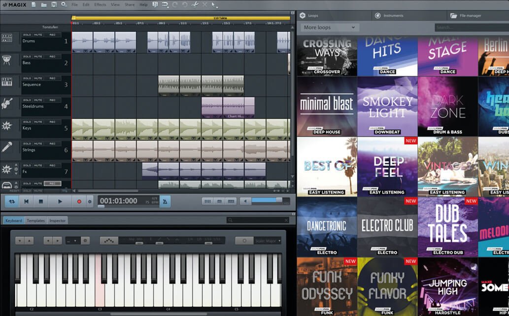 MAGIX Music maker. MAGIX Music maker 2017. Music maker Premium Edition. Loop Music maker.