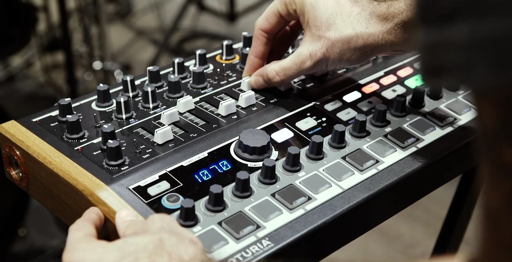 Arturia intros MiniBrute 2S semi-modular sequencing synth.