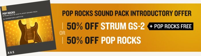 Aas Pop Rocks Introductory Offer Ends Soon 50 Off Strum Gs 2