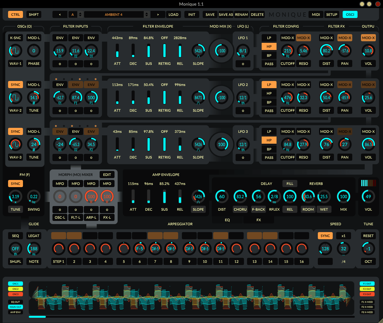 Monoplugs Updates Monique Synthesizer Instrument To V1.1