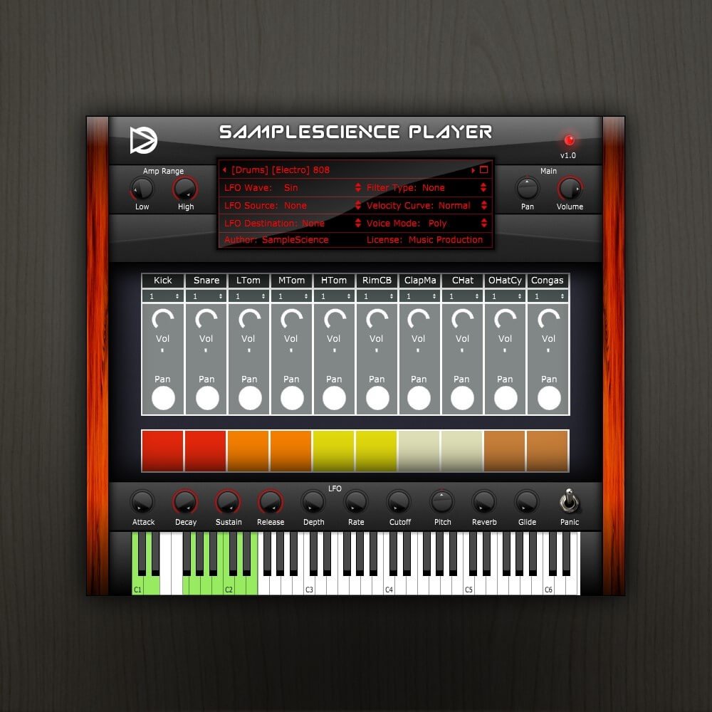 Play amp. VST ромплер. Плагин instruments. Проигрыватель 5.1.