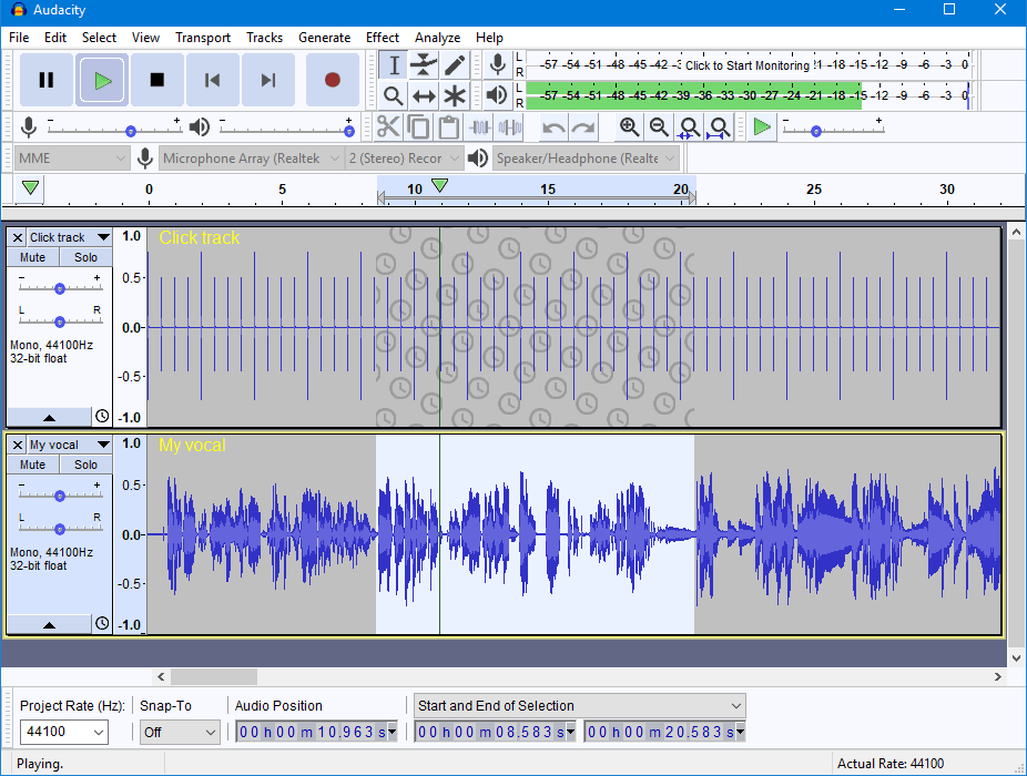 audio editor audacity