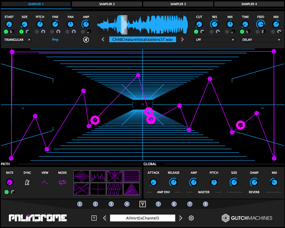 Glitchmachines Releases Palindrome Granular Morph Plotting Plugin