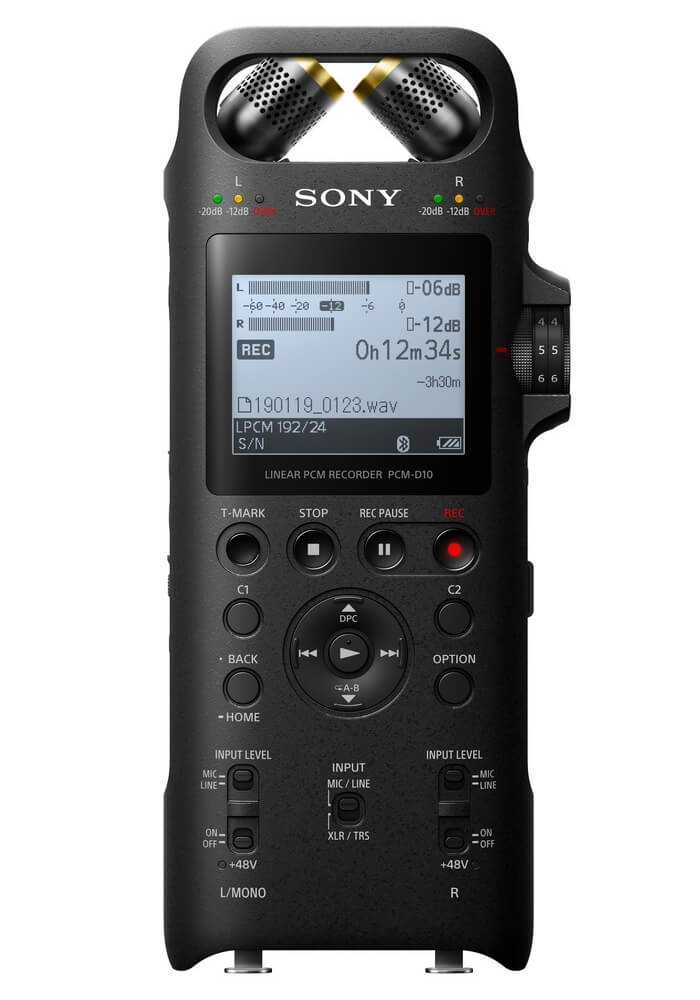 Sony showcases PCM-D10 and PCM-A10 hi-res audio recorders at 