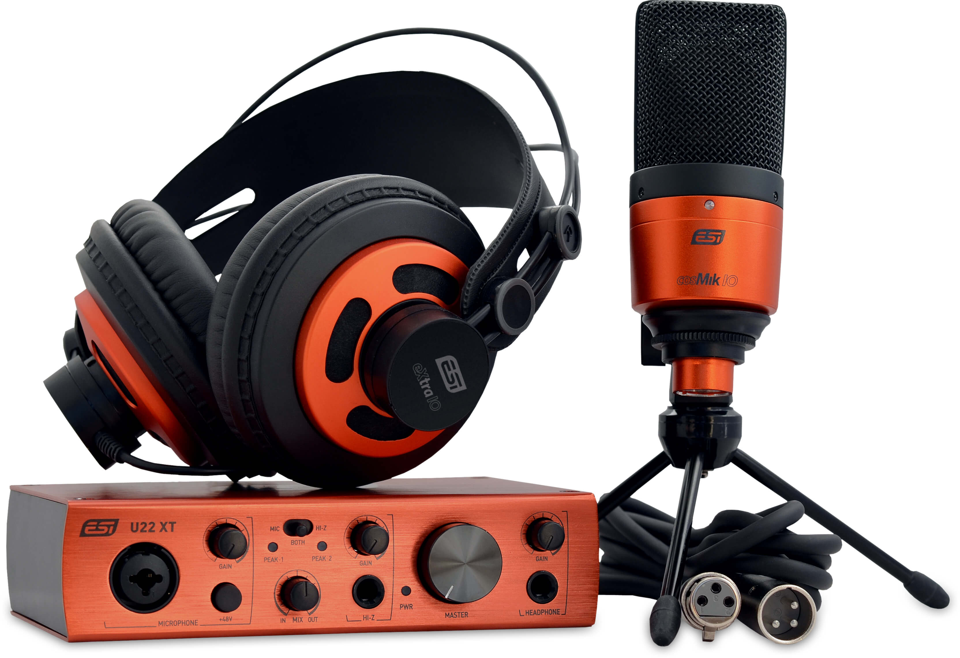 ESI's new U22 XT cosMik Set home recording solution is available mid May