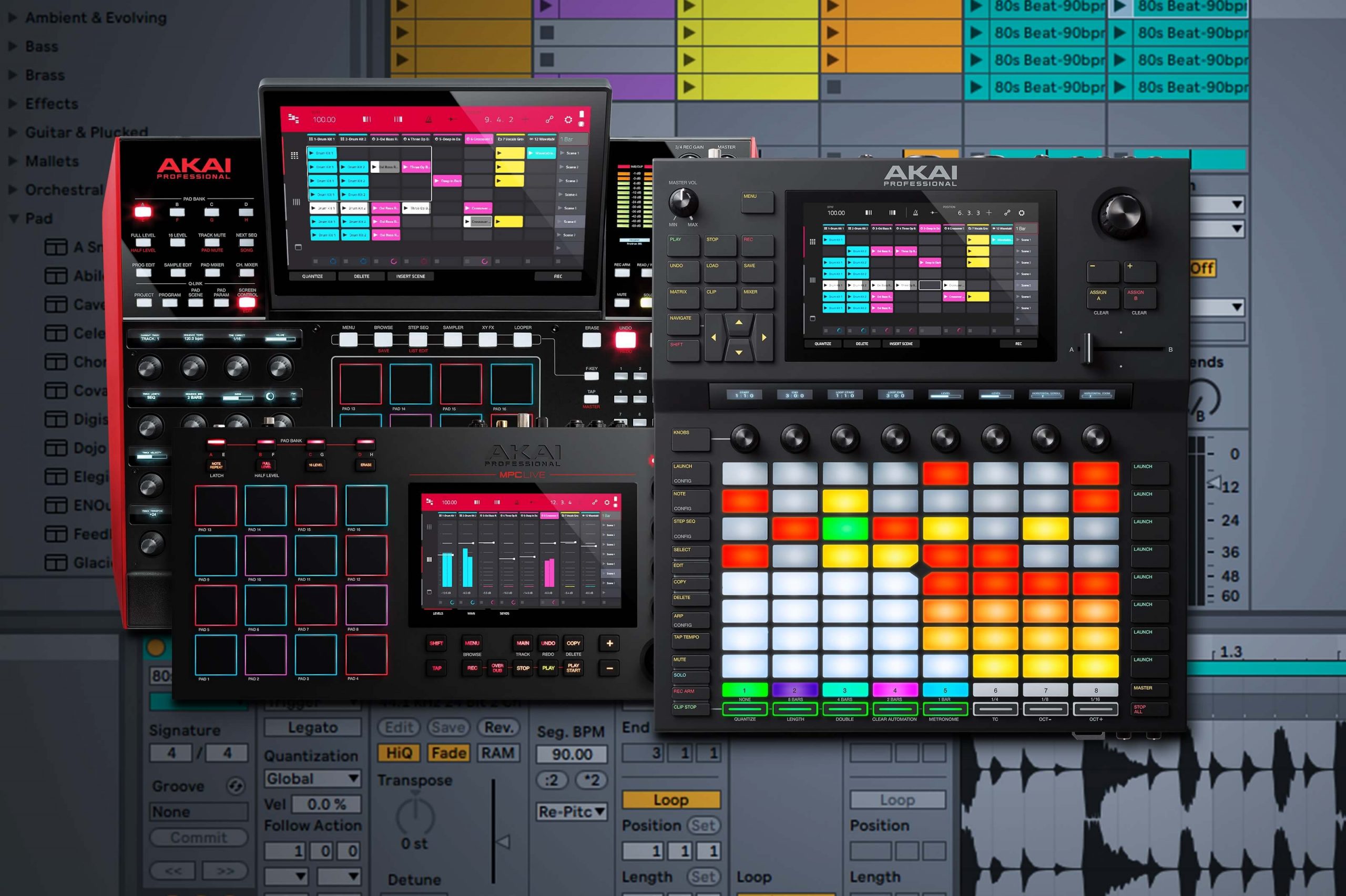 Akai Professional Force and MPC get Ableton Live Control with firmware