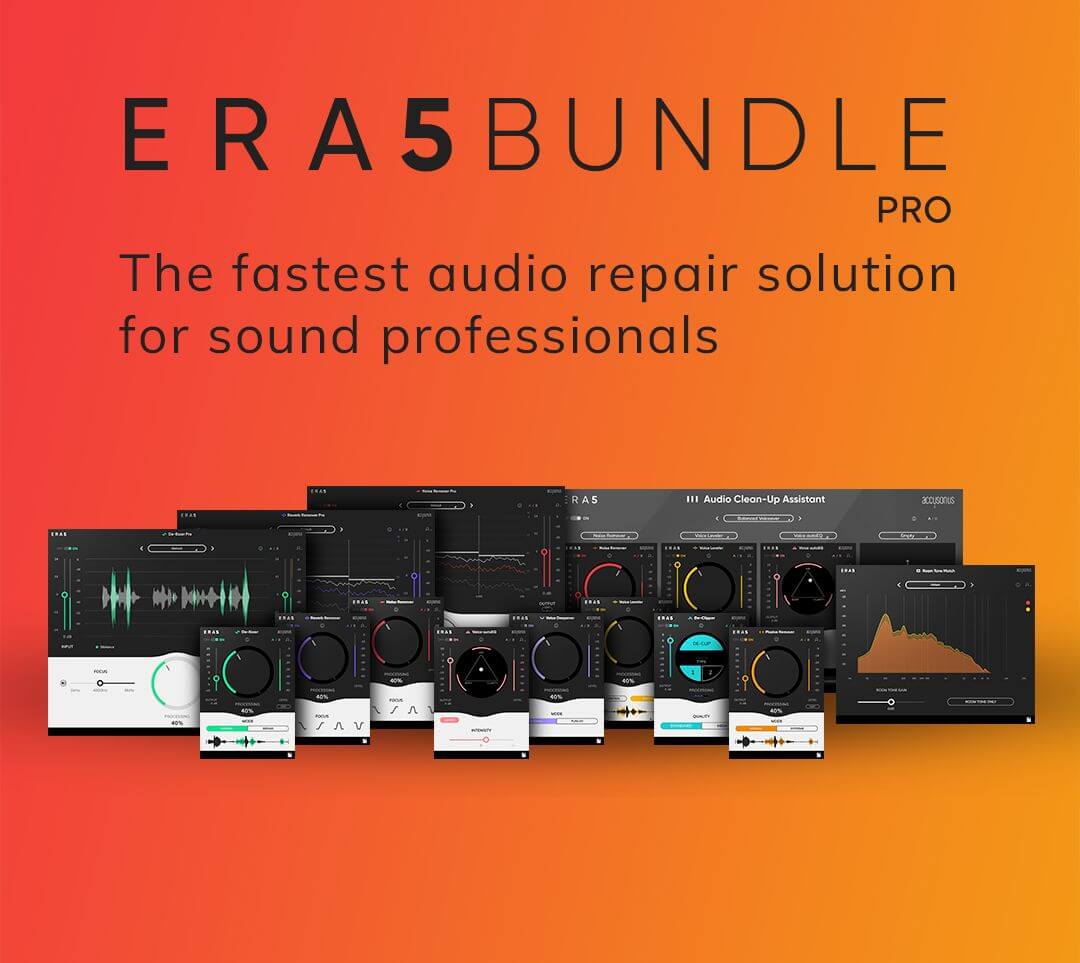 Accusonus Introduces Era 5 Plugin Bundles And Sfx Cellar Sound Library 2698