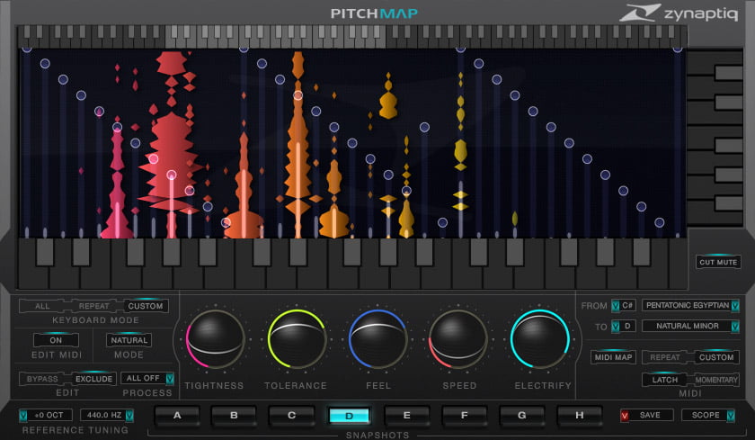 Pitchmap Effect Plugin By Zynaptiq On Sale For $79 USD