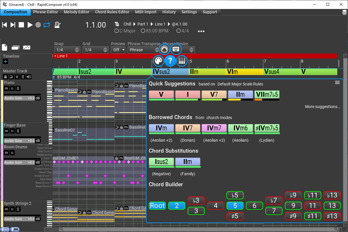 MusicDevelopments updates RapidComposer to v4.5 + Holiday Sale launched