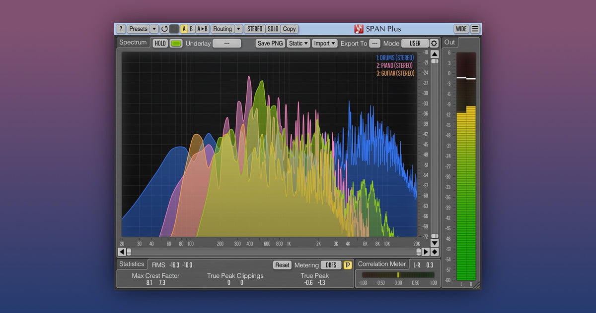 Voxengo Updates Span Plus Spectrum Analyzer Plugin To V1 21