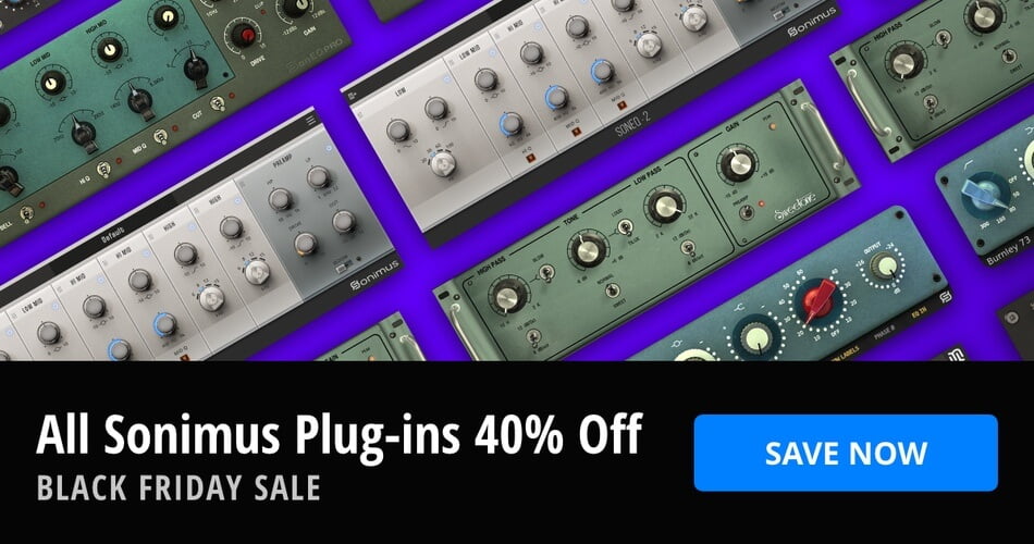 Sonimus Black Friday Sale Save up to 50 on plugins & bundles