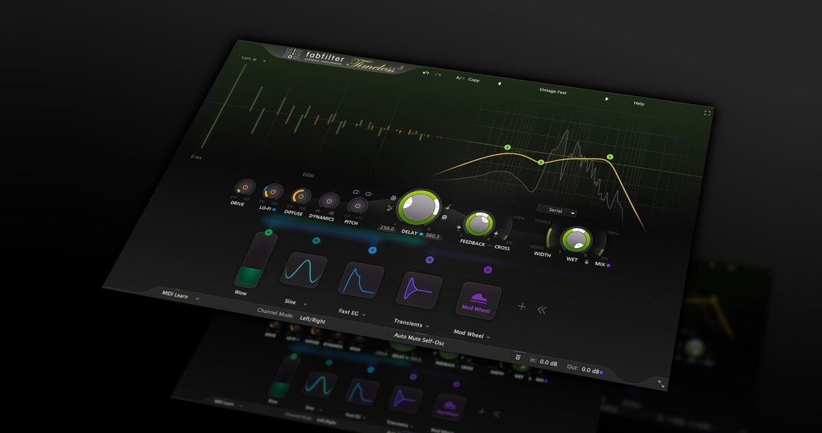 Review: FabFilter Timeless 3 Vintage-sounding Tape Delay