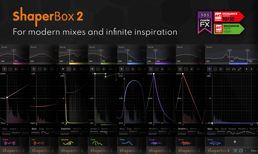 ShaperBox 2 plugin by Cableguys with bass guitar — aNDREmu