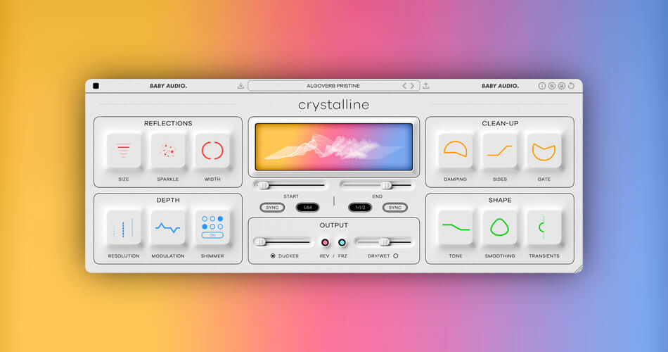 Baby Audio releases Crystalline algorithmic reverb effect plugin