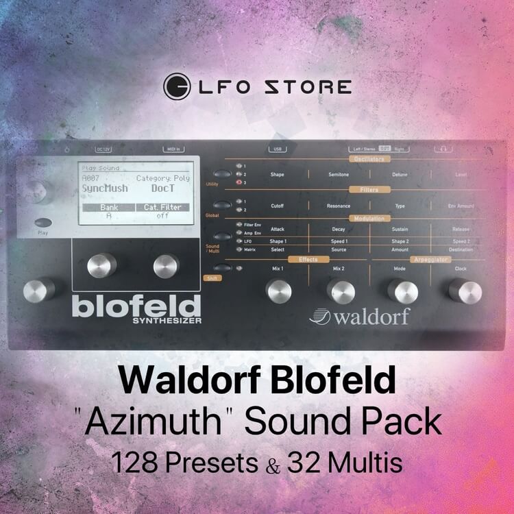 LFO Store launches Azimuth soundset for Waldorf Blofeld