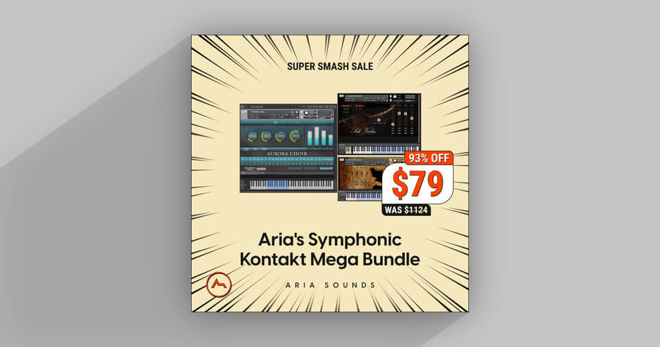 Save 93% on Symphonic Kontakt Mega Bundle by Aria Sounds