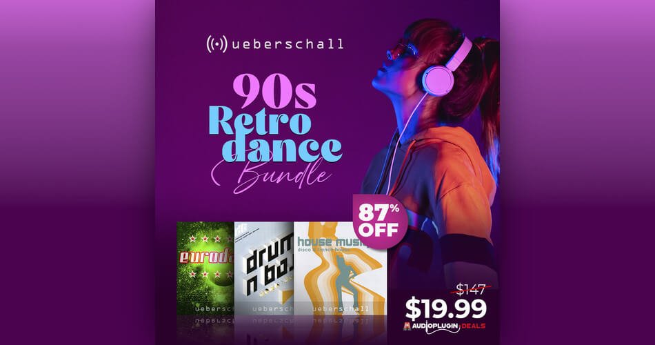 Save 87 On 90s Retro Dance Bundle By Ueberschall