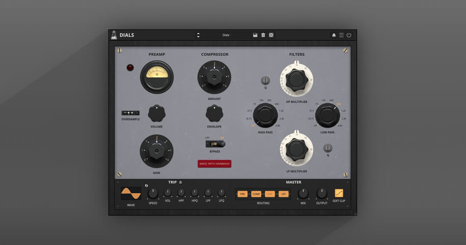 AudioThing releases Dials test equipment channel strip plugin in collaboration with Hainbach