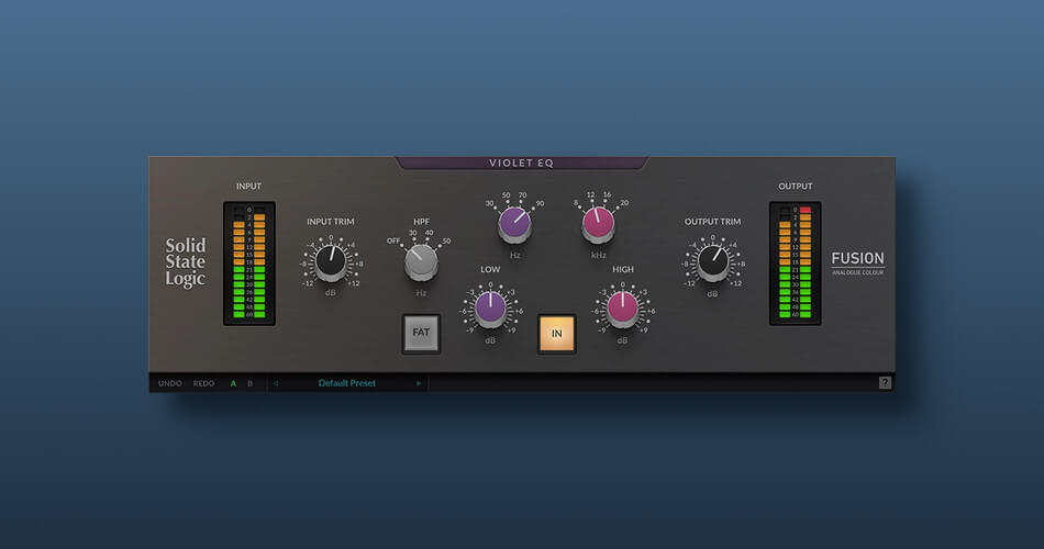 Save 80% on SSL Fusion Violet EQ plugin by Solid State Logic