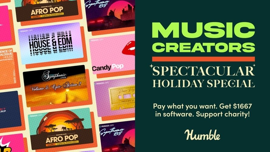 Humble Bundle launches Music Creators Spectacular Holiday Special