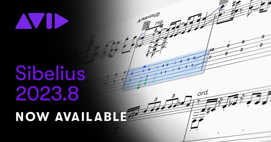 Avid Augments Sibelius With Ai Powered Auto Complete Chord Symbols