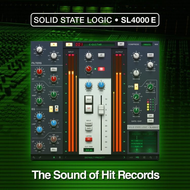 Solid State Logic Launches 4K E Emulation Of 4000E Console Channel Strip