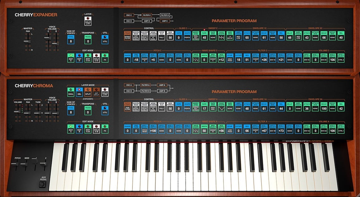 Cherry Audio releases Chroma virtual synthesizer instrument