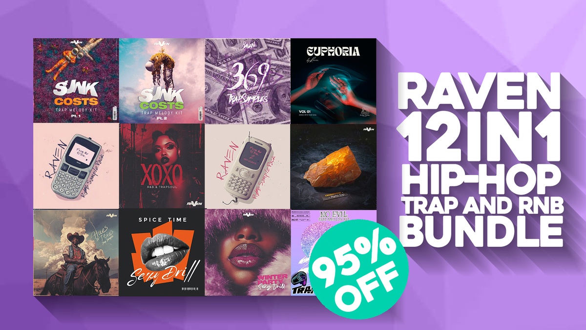 Save 95% on Raven 12-in-1 Hip-Hop, Trap and RnB Bundle #rnb