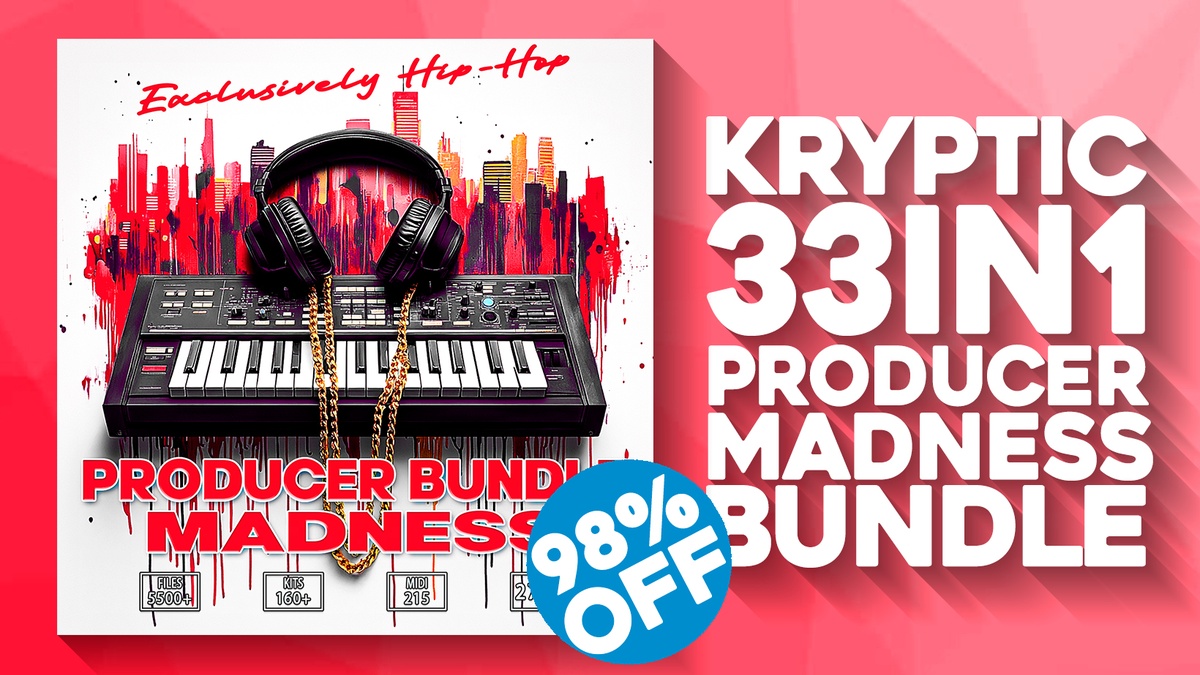 Save 91% on Kryptic Samples 33-in-1 Hip Hop Sample Pack Bundle #hiphop